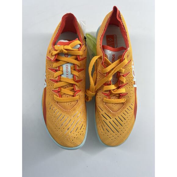 HOKA CIELO X 2 LD Track Spike Running Girls Kids Size 4 Blue Orange Sprint New - Picture 5 of 9